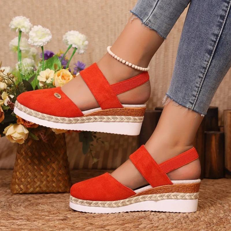 Women Closed Toe Wedge Sandals - огляд і ціна Blouse Off Shoulder