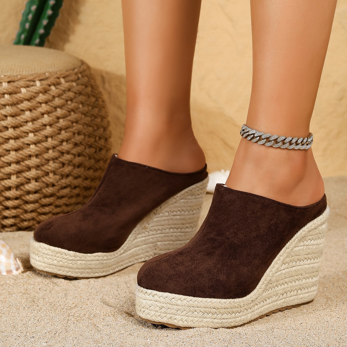 RYAMAG Comfortable Wedge Mules - огляд і ціна Wedge Espadrille Women