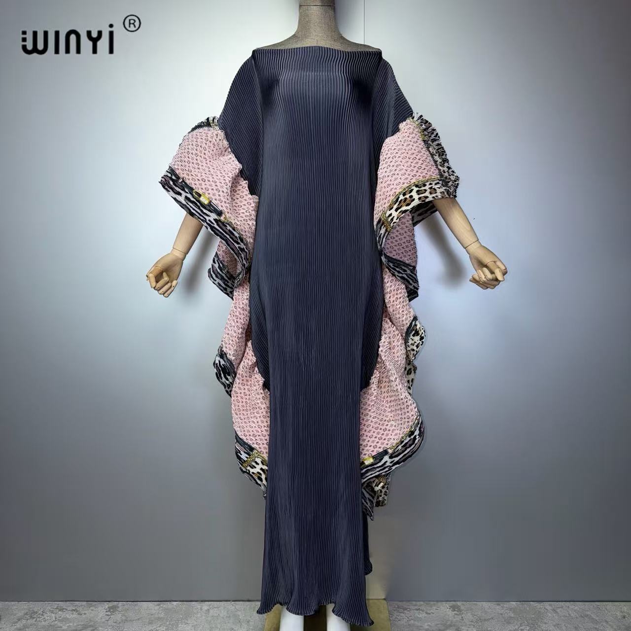 WINYI Women's Pleated Slim Fit - огляд і ціна Cover Up Kaftan