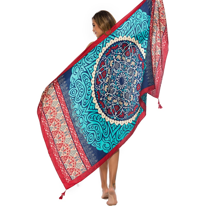 2018 New 90x180cm Twill cotton - огляд і ціна Cover Up Kaftan