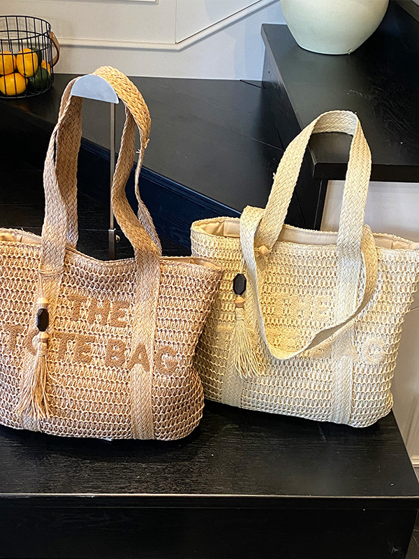 Summer Beach Vacation Large Ca - огляд і ціна Crochet Bag Raffia