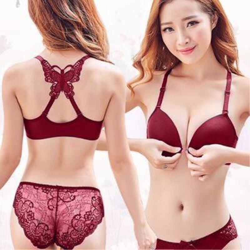 Sexy Front Deduction Butterfly - огляд і ціна Bralette Triangle Set