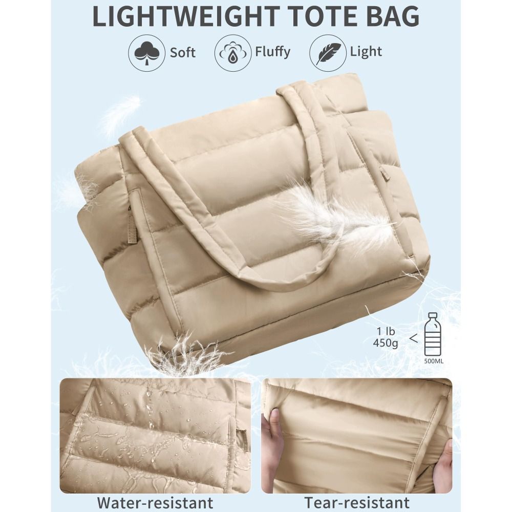 Large Capacity Puffer Tote Bag - огляд і ціна Tote Bag Beach